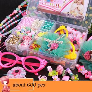 Diy Handgemaakte Kralen Creatieve Meisje Weven Hoofdtooi Necklac Armband Sieraden Met Hand Tool Kit Speelgoed Voor Meisjes Kinderen