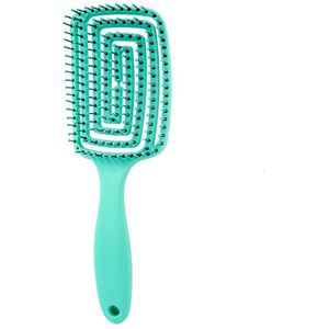 Alileader Hair Brush Detangling Hoofdhuid Massage Haar Kam Detangling Borstel Voor Haarborstel Nat Droog Krullend Haarborstel Salon Accessoire