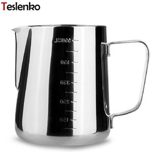 Rvs Melk Opschuimen Jug Espresso Koffie Mok Pitcher Barista Craft Koffie Cappuccino Kopjes Latte Pot Keuken Tool