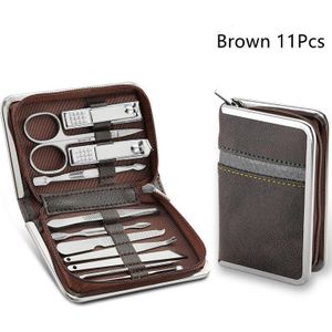 11-26 Pcs Manicure Set Roestvrij Staal Nagelknipper Cuticle Nipper Pedicure Care Tool Dode Huid Schaar Cleaning Grooming kit