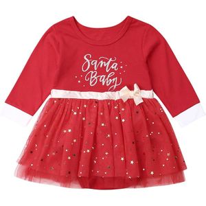 Zus Bijpassende Outfit Kid Baby Meisje 0-24M Kleine/Grote Zus Romper Jurk Xmas Kleding