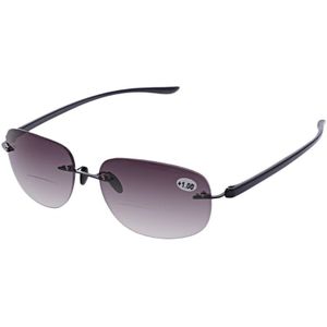 Outdoor Randloze Vissen Bifocale Leesbril Zonnebril Lezers + 1.0 Tot + 3.5