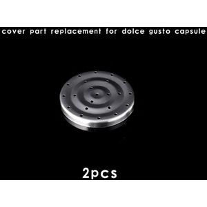Filter Mesh Cover Rubber Ringen Deel Compatibel Met Dolce Gusto Food Grade Rvs Hervulbare Capsules Diy Koffiezetapparaat