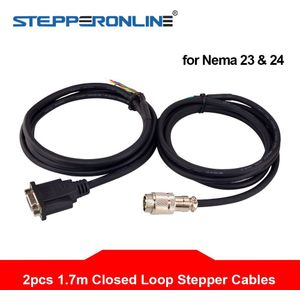 1.7m Gesloten Loop Stappenmotor Verlengkabel Kit voor Nema 23 & 24 Gesloten Loop Stappenmotor & voor encoder