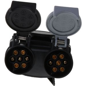 13 Pin Plug Naar 12N / 12S 7 Pin Sockets Caravan Towing Conversie Trailer Bedrading Connector 12V