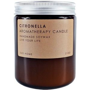 Tan Doorschijnend Glas Lege Kan 250Ml Aromatherapie Kaars Lege Kan Diy Handleiding Kaars Glazen Beker Wax Lege Fles Handmake