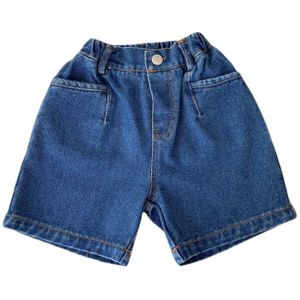 Meisjes Denim Shorts Zomer 2022 Koreaanse Buitenlandse Stijl Kinderen Bovenkleding Dunne Jongens Broek