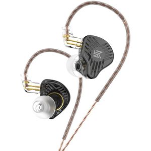Kz Eds Dynamische Oortelefoon Hifi Dj Monitor In Ear Oordopjes Oordopjes Sport Noise Cancelling Metal Headset Kz Zex Zsn edx Pro