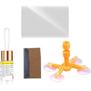 Geel Groen Wit Voorruit Reparatie Kit Voorruit Crack Verwijderen Auto Glas Herstellen Set Diy Auto Venster Fix Kit Hars
