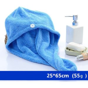Girl Shower Cap Hair Drying Hat Quick-dry Hair Towel Cap Bath Microfiber Solid Towel Super Absorption Turban Hair Dry Cap 1pc
