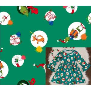 Kerst Patchwork Print Decoratieve Stoffen Diy Handwerken Textiel Materiaal Kleding Kostuums Voor Kinderen En Mannen & Vrouwen