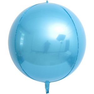 22Pcs 4D Ronde Parelmoer Aluminium Film Helium Ballon Verjaardagsfeestje Decoratie Bruiloft Baby Shower Valentijnsdag