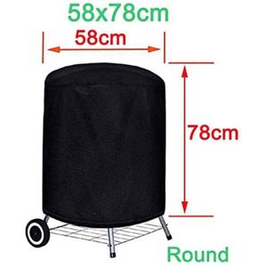 Outdoor Bbq Grill Cover Outdoor Stof Waterdichte Weber Zware Grill Cover Regen Beschermende Barbecue Stofdicht Covers Ronde