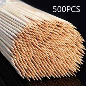 BBQ Gereedschap 300*3mm bbq spiesjes hout spies bamboe spiesjes 500 stks/partij