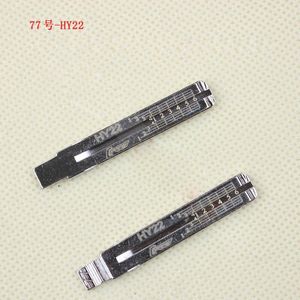 NO.1 77 HY22 Vervanging Key Blade voor Hyundai IX35 Autosleutel Blanks voor Kia Sportage met schaal mark
