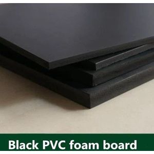 5Pcs Zwarte Sneeuw, board Pvc Foam Board Building Zand Tafel Model Maken Handgemaakte Diy Materialen 200*300Mm
