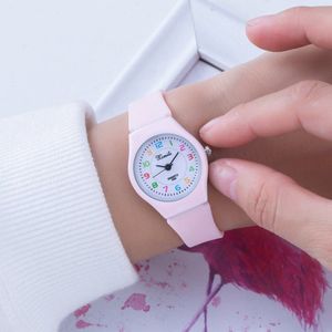 Horloge Siliconen Pinkycolor Kinderen Quartz Horloge Student Horloge Kids Relogio Infantil Klok Cadeau Voor Meisjes Jongen
