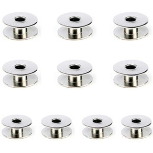 10pcs 21mm Industriële Aluminium Spoelen Voor Singer Brother Naaimachine Gereedschap Metalen Spoelen Carft Naaimachine Spoelen