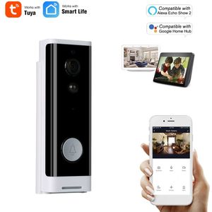 Smart Deurbel Camera Wifi Draadloze Call Intercom Voor Appartementen Deur Bell Ring Voor Telefoon Beveiligingscamera 'S Met Alexa Echo