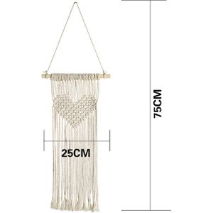 Bohemian Chic Macrame Muur Opknoping Wandtapijten Mandala Maan Wall Decor Boho Ornamenten Geweven Gebreide Wandtapijten Home Decoratie