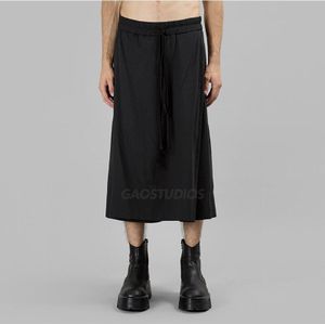 Zomer Bijgesneden Broek Met Deconstructed Eenvoudige Silhouet Mannen Broek Originele Broek