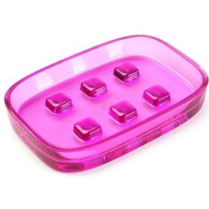 Zeepbakje Plastic Transparante Lila