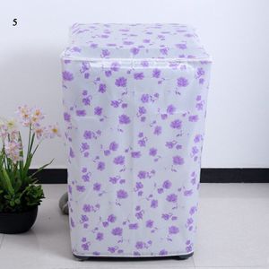 Nuttig Wasmachine Cover Bloemenprint Opbergtas Duurzaam Dust Guard Kleurrijke Bespaar Ruimte Organizer Dust Cover Protector