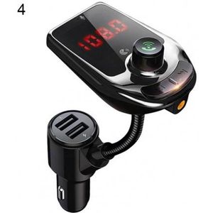 C1/D5 Fm-zender Bluetooth 5.0 Intelligente Chip Abs Auto Quick Charger Met Dual Usb Voor Auto Intelligente Chip abs Auto Quick