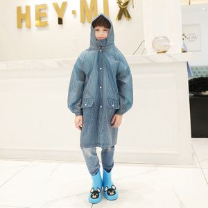 Waterdichte Windjack Regenjas Kids Wegwerp Transparante Jas Rainkilt Regenjas Peuter Poncho Ondoordringbare Kind Regen Cape