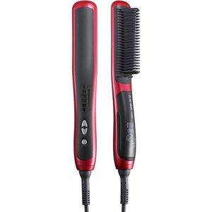 Haar Kam Borstel Multifunctionele Quick Baard Stijltang Curling Curler Tonen Cap Mannen Beauty Hair Styling Tool