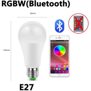 E27 Bluetooth Rgb Led Gloeilamp E14 Led Lamp Met Ir Afstandsbediening Gloeilamp Indoor Home Decor Smart Ic verlichting Lamp
