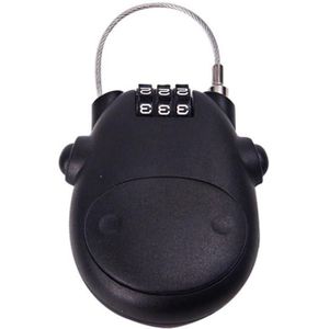 Universele Motorhelm Sluizen Telescopische Kabel Stalen Kabel Code Lock Koffer Auto Slee Helm Sluizen
