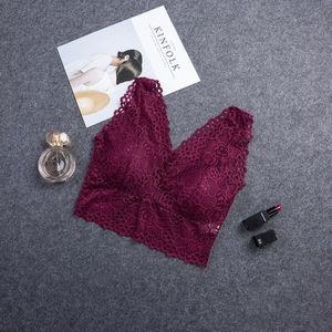 Mode Dames Big Size 3/4 Cup Lace Push Up Bh Zwart Bralette V Vrouwen Bras Ondergoed Kant grote Maat