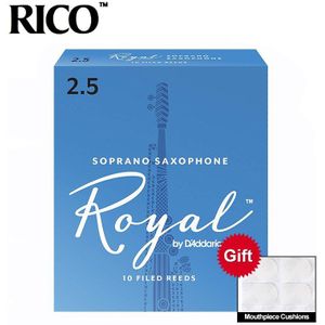 RICO Royal Sax Sopraan Riet, Sterkte 2.0 #, 2.5 #, 3 #, 10 stks sopraan saxofoon rieten