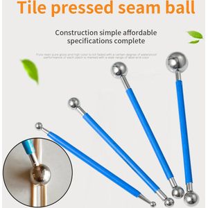 Keramische Tegel Geperst Bal Dubbele Gat Druk Naad Stalen Bal Keramische Vloer Tegel Grout Bouw Gereedschap Vloer Voor Compact