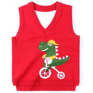 Kinderen vest lente gebreide vest trui voor jongens meisje Vest Baby Bovenkleding Kinderen Cartoon mouwloze vesten