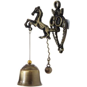 Vintage Retro Stijl Dier Paard Olifant Uil Vormige Metalen Deurbel Opknoping Deur Thuis Decoratie