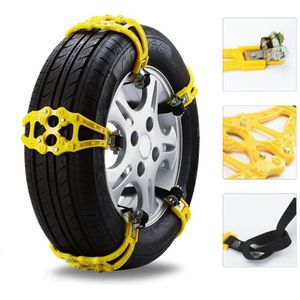 Universele Gesp Fastener Verstelbare TPU Sneeuwkettingen Gear Sluiting Wiel Keten Voor Sneeuw Modder Road Cross-country auto Levert