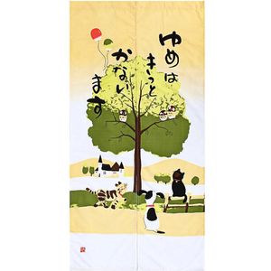 Japanese Style Decorative Door Curtain Owl Fabric Cloth Home Screens Partition Bathroom Sushi Kitchen Restaurant Curtains