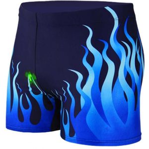 Trendy Men Trunks Stretchy Great Stitching Summer Trunks Thin Men Trunks for Swimming Pool Swimming Trunks