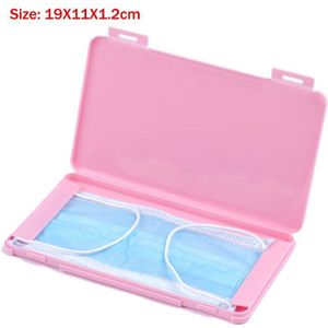 Pp Masker Opbergdoos Masker Houder Draagbare Stofdicht Case Vochtbestendige Kinderen Student Masker Doos Beschikbaar in Meerdere Kleuren