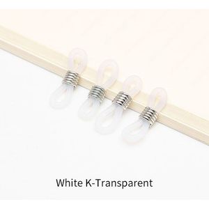 100Pcs Plastic Siliconen Bril Chain Connection Glazen Keten Antislip Rubber Ring Strap Extension Lente Diy Brillen Touw
