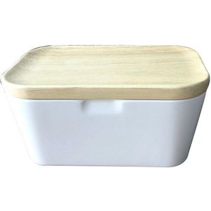 Botervloot Met Deksel Porselein Keeper Bedekt Butter Container Multifunctionele Warmte Keuken Aanrecht Koelkast Huishouden