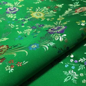 0.75*1M Maat Vintage Stof Chinese Stijl Qipao Jacquard Stof Voor Naaien Kimono Cheongsam Brokaat Satijnen Stof