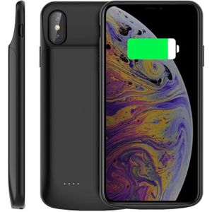 Leioua 6000 mah Batterij Oplader Voor iphone X Xs Oplaadbare Power Bank Externe Backup Charger Case Voor iPhone X XS