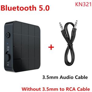 Bluetooth 5.0 Audio-ontvanger Zender 3.5Mm Aux Jack Rca Usb Dongle Stereo Draadloze Adapter Met Microfoon Voor Auto Tv pc Hoofdtelefoon