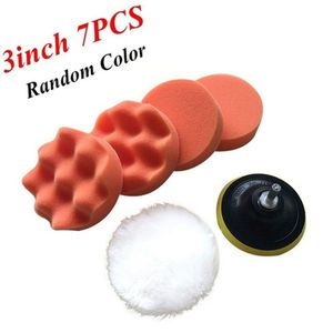 7PCS 3 ''/4''/5 ''/6''/7''Inches Auto Polijsten Waxen Detaillering Spons mat Buffing Buffer Compound Pad Auto Accessoires Spons Mat