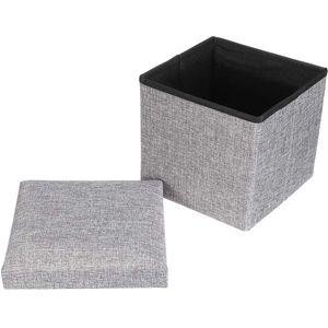 25X25X25Cm Opslag Vierkante Vouwen Poef Zetel Kruk Bankje Doos Kleine Sofa Voetsteun Home Meubels Decor kid Stoel Voet Kruk