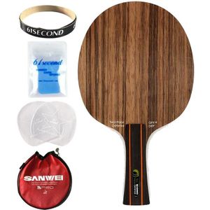 Sanwei Twee Gezicht Tafeltennis Blade Verdediging Racket Ping Pong Bat Paddle