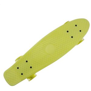 22 Inch Mini Cruiser Skateboard Retro Longboard Skate Board Compleet Led Licht Knippert Meisje Jongen Kinderen Penny Skate Board